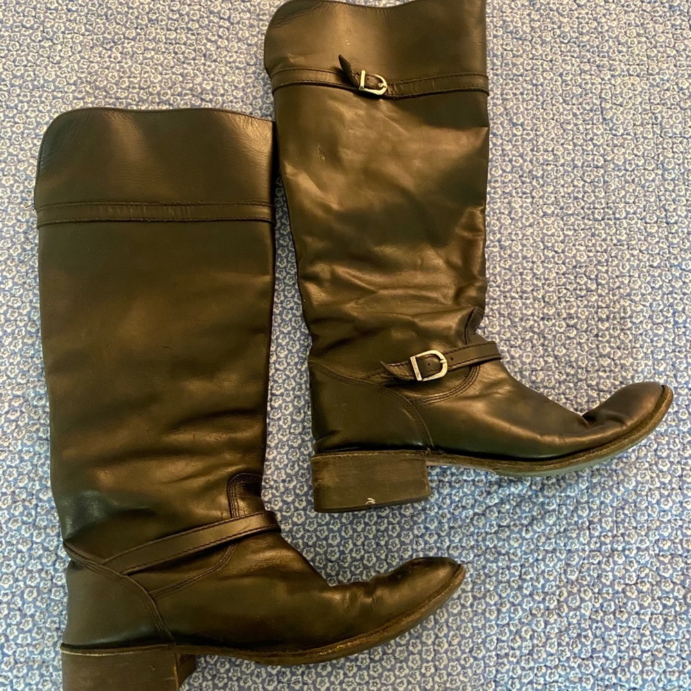Frye Black Riding Boots